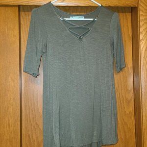 Olive Green Every Day Tee